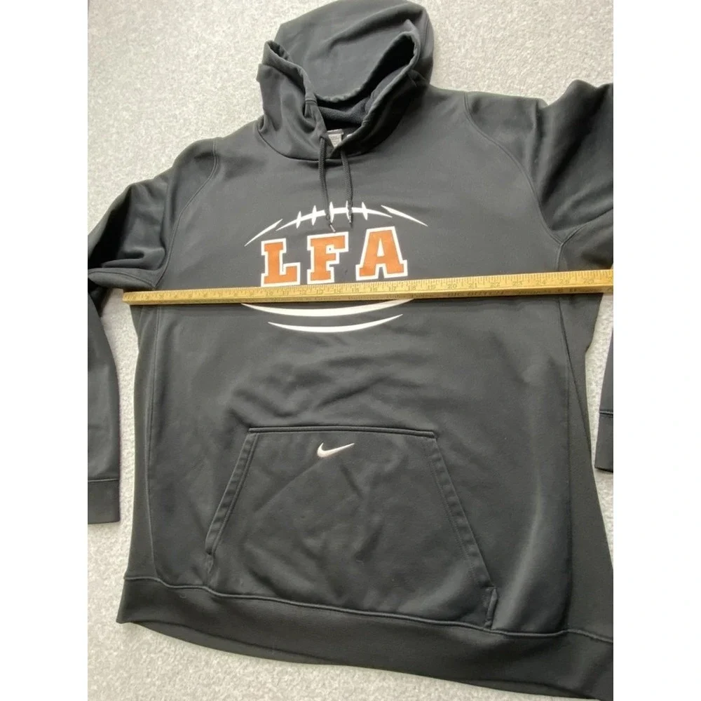 Nike Therma-Fit Hoodie Mens 2XL Black LFA Football Fleece Pullover Graphic